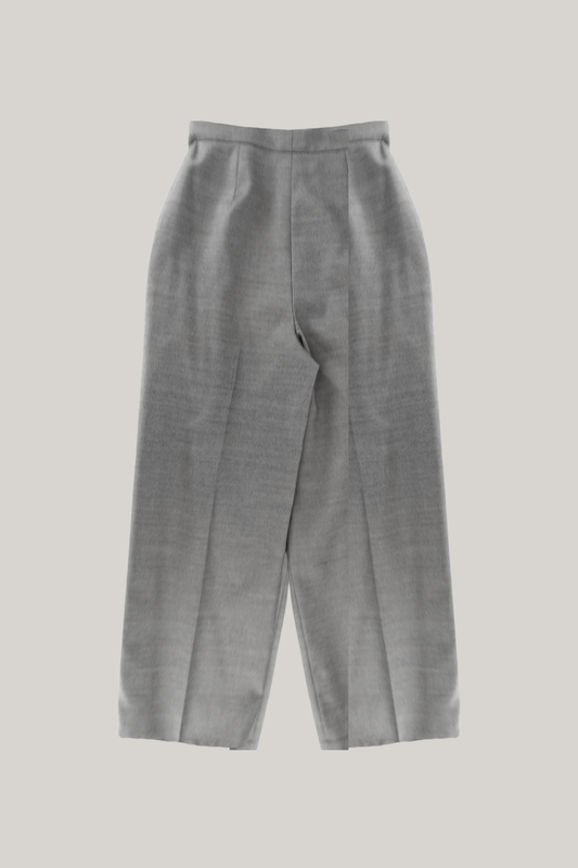 Vintage Chanel Grey Trousers (FR 36)