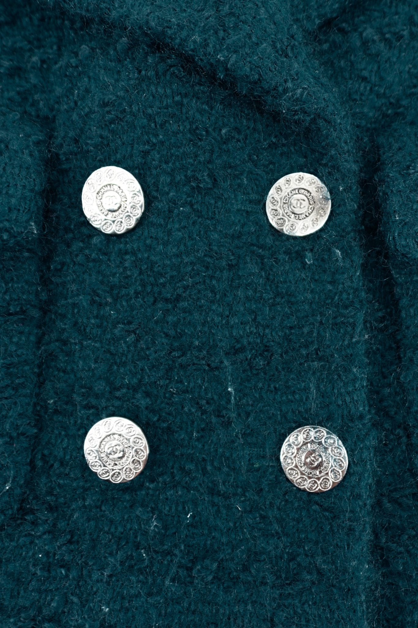 1997 Autumn Chanel Emerald Blazer (FR 36)