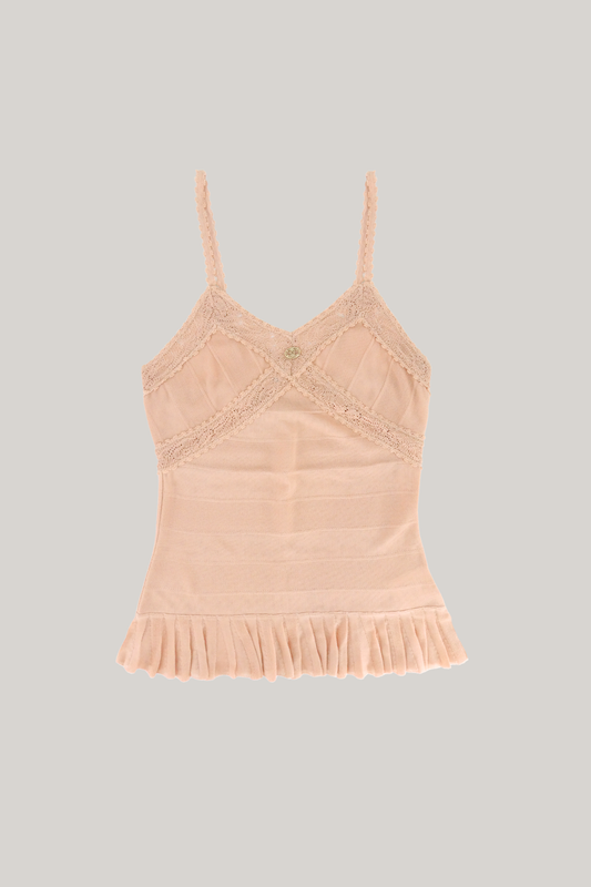 2007 Cruise Chanel Nude Pink Camisole (FR 36)