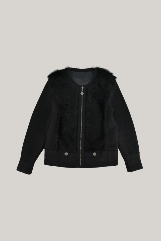 Chanel Fur Trim Jacket