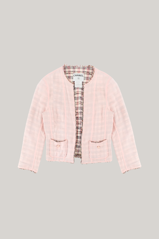 2003 Spring Pink Chanel Jacket (FR 36)