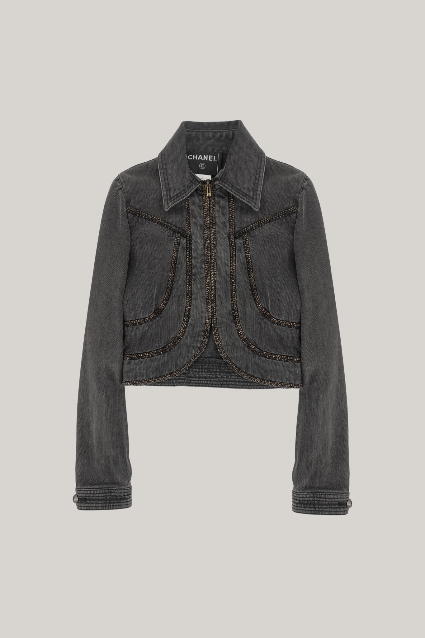 2008 Cruise Chanel Grey Denim (FR 38)