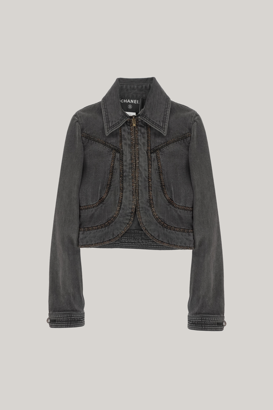 2008 Cruise Chanel Grey Denim (FR 38)