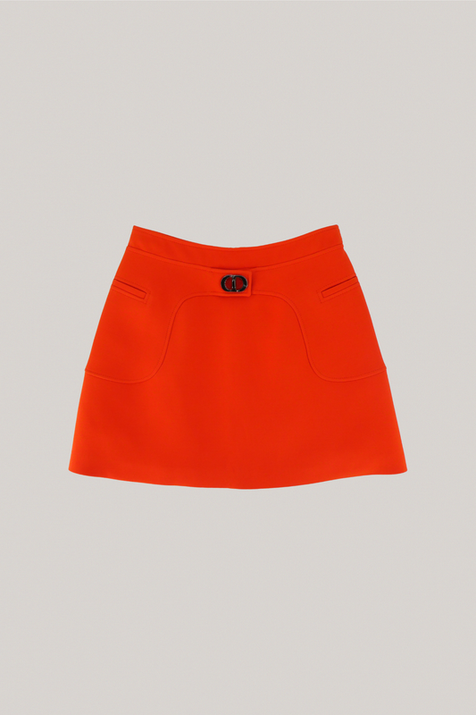 Christian Dior Wool Mini Skirt