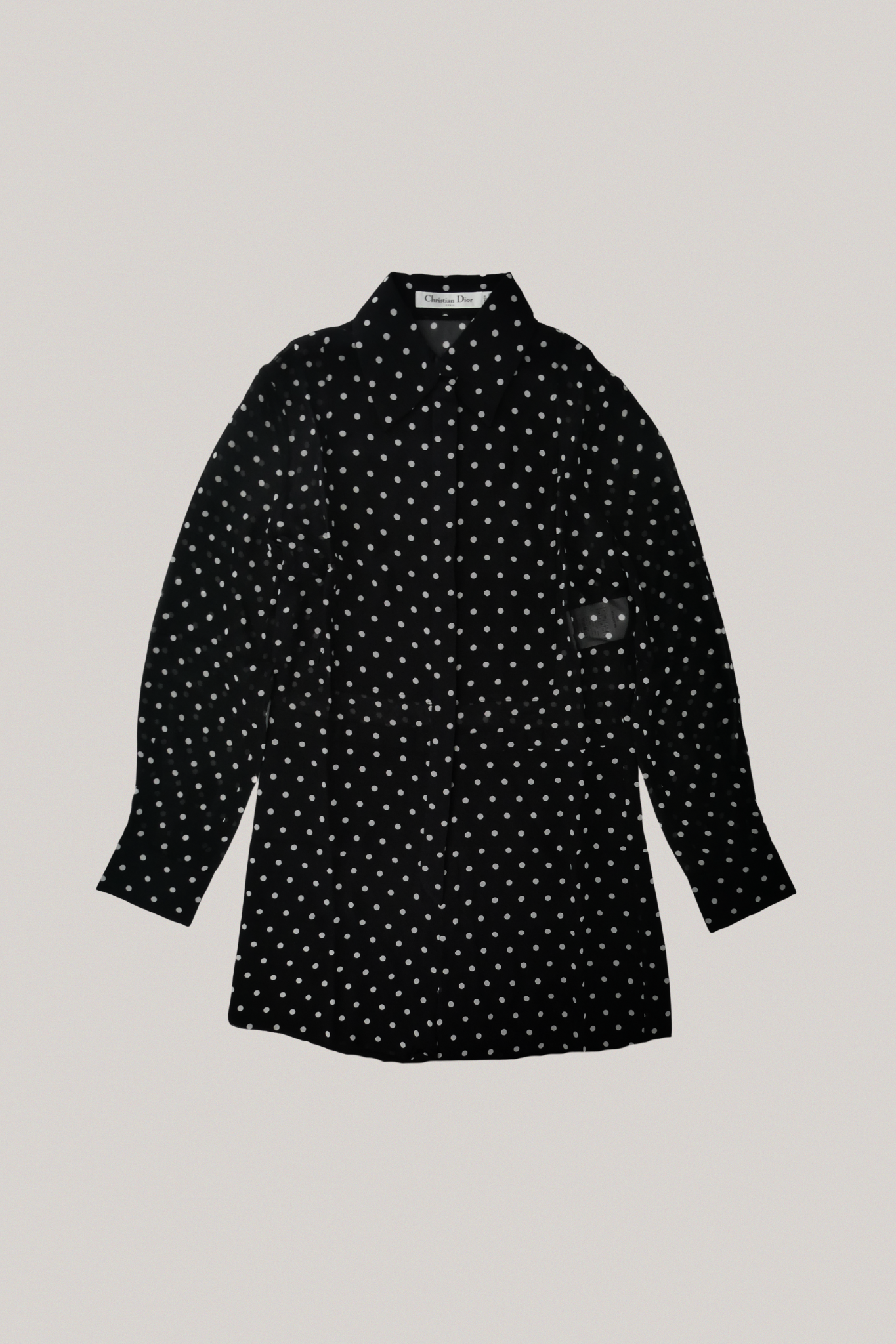 Christian Dior Silk Polka Dot Romper