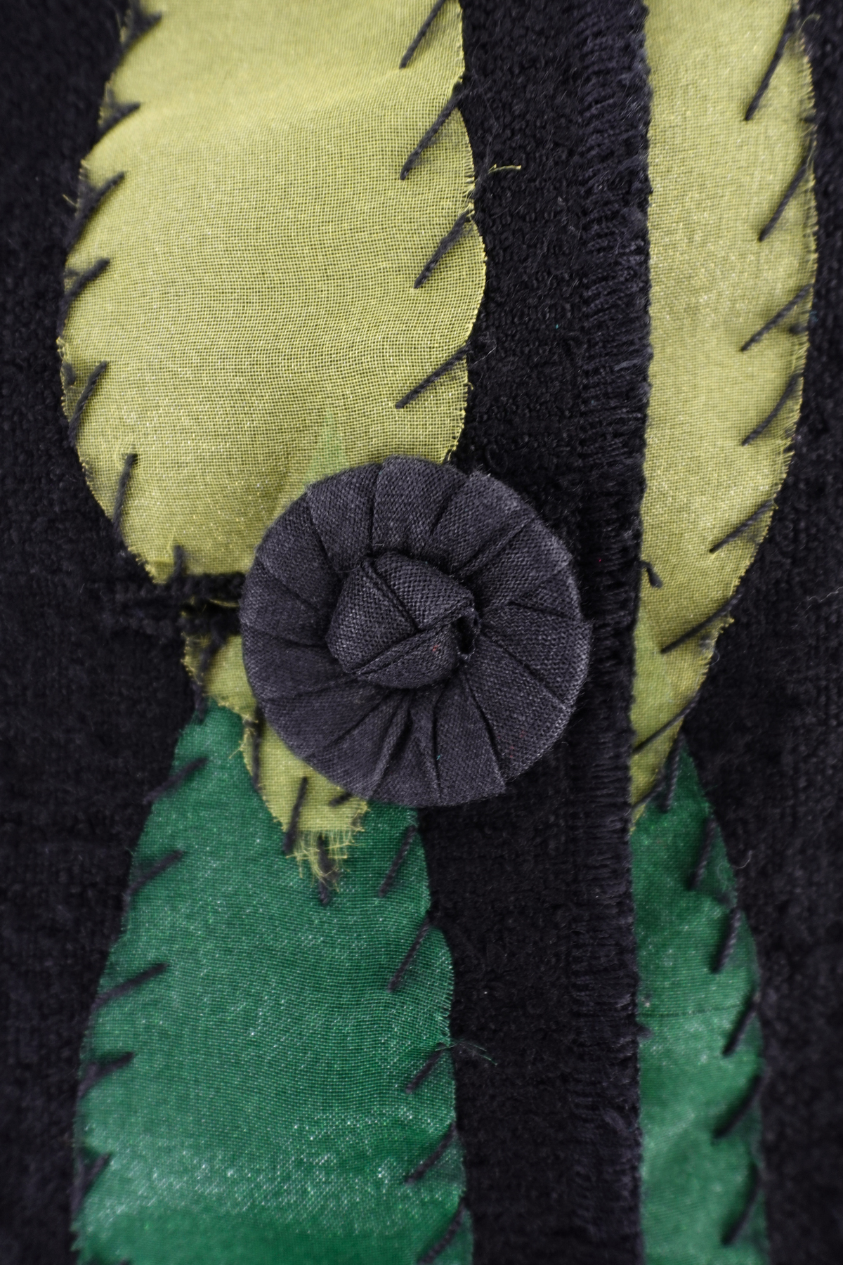 Vintage Moschino Floral Appliqué Jacket (FR 38)
