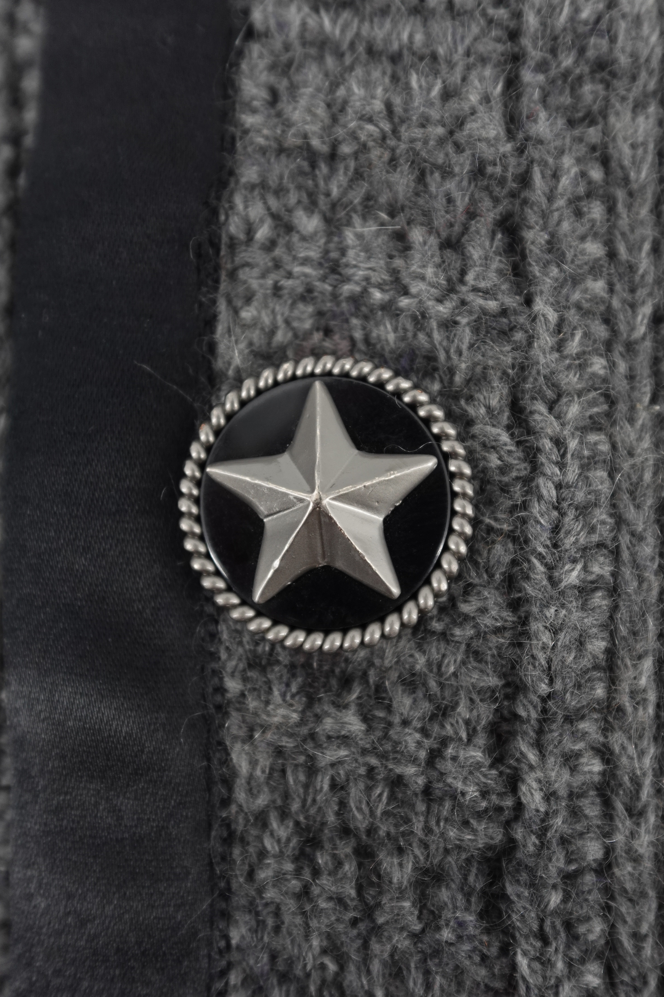 Vintage Chanel Grey Knit Blazer