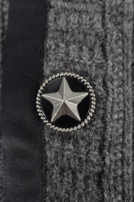 Vintage Chanel Grey Knit Blazer