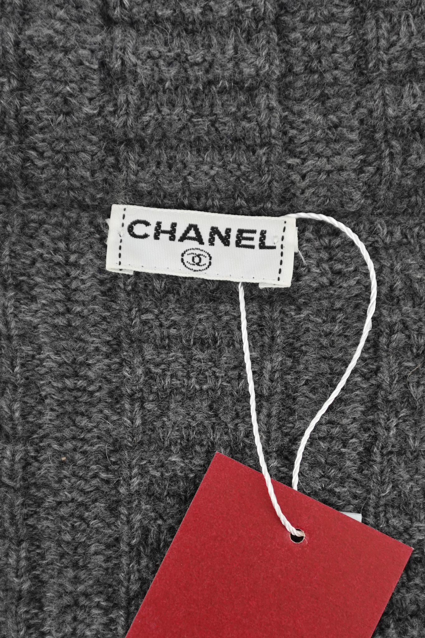 Vintage Chanel Grey Knit Blazer