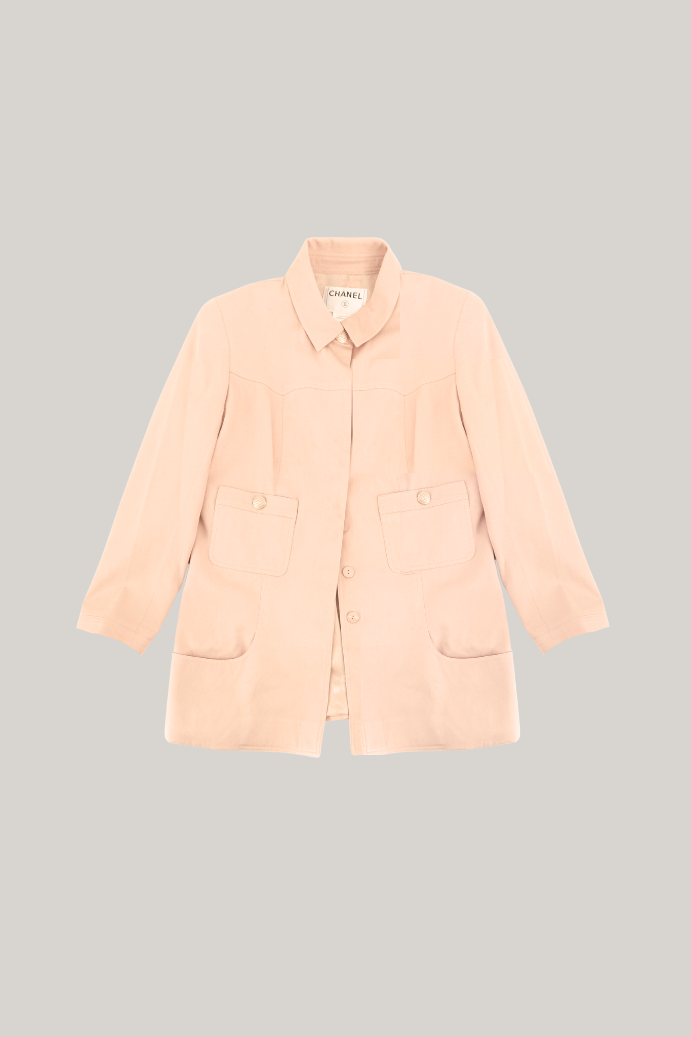 2002 Spring Chanel Nude Jacket (FR 44)