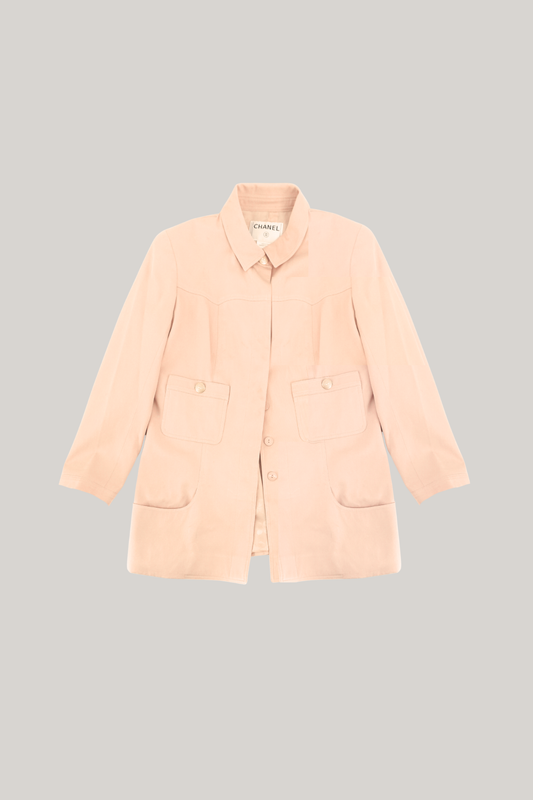 2002 Spring Chanel Nude Jacket (FR 44)