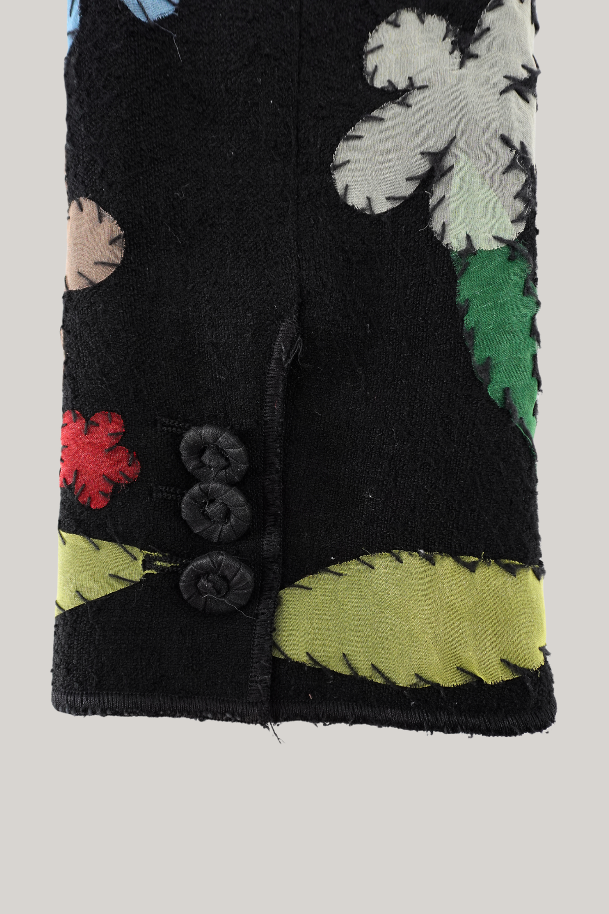 Vintage Moschino Floral Appliqué Jacket (FR 38)