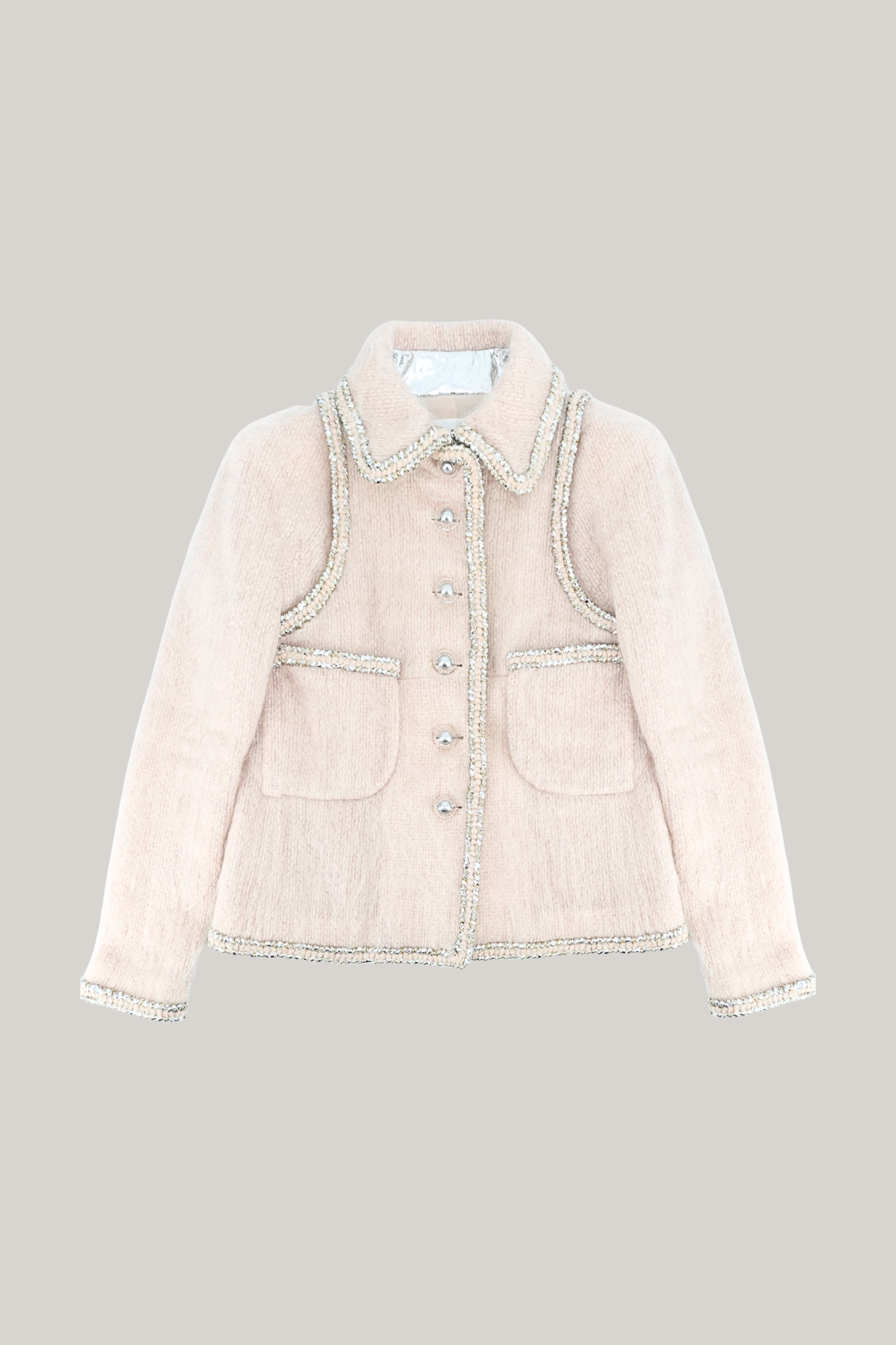 2017 Chanel Mohair Fur Jacket (FR 38)