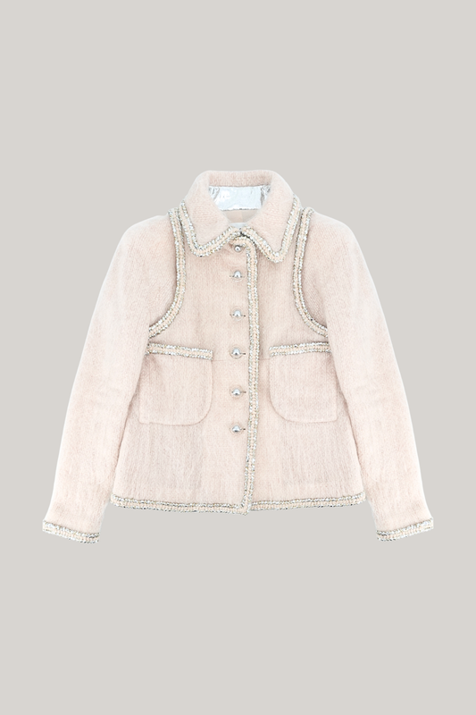 2017 Chanel Mohair Fur Jacket (FR 38)