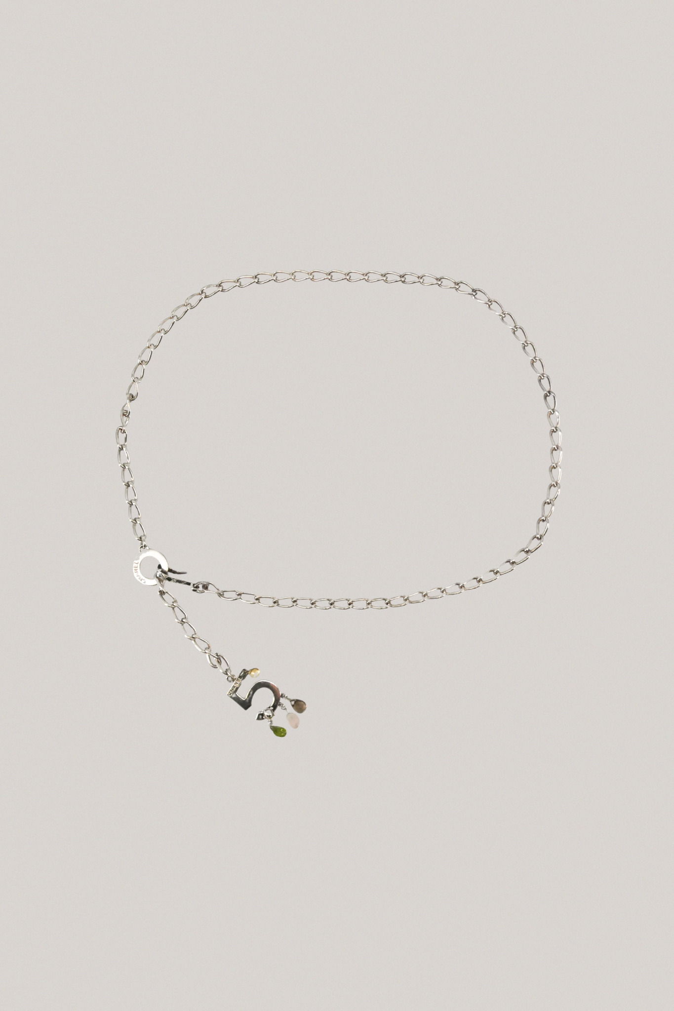 Chanel No.5 Silver Belt Chain