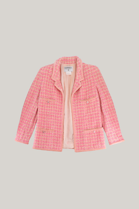 1996 Spring Chanel Pink Blazer (FR 42)