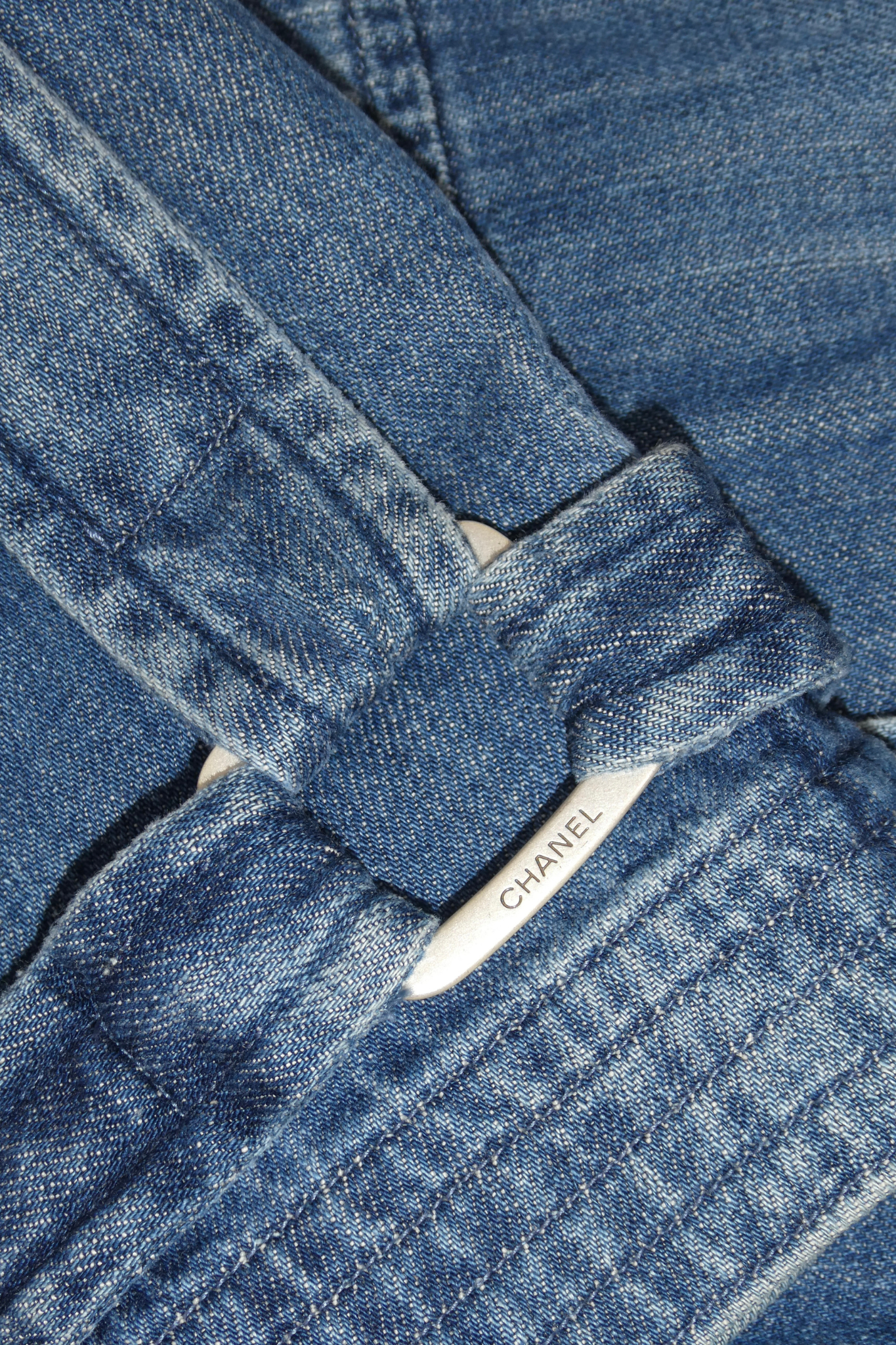 Chanel Denim Trench Coat