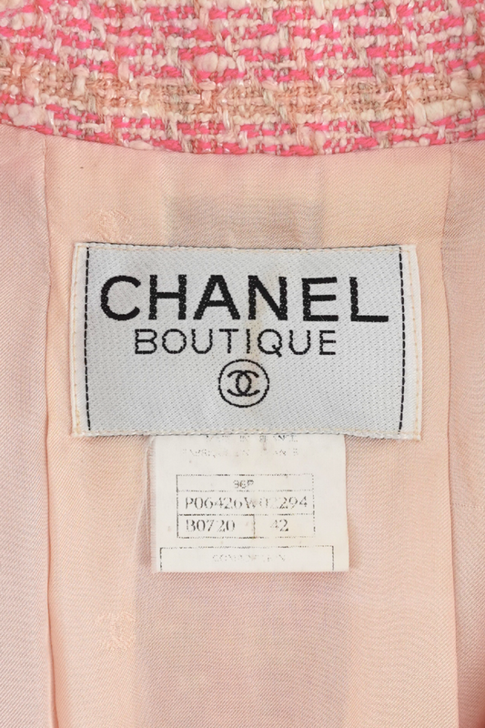1996 Spring Chanel Pink Blazer (FR 42)