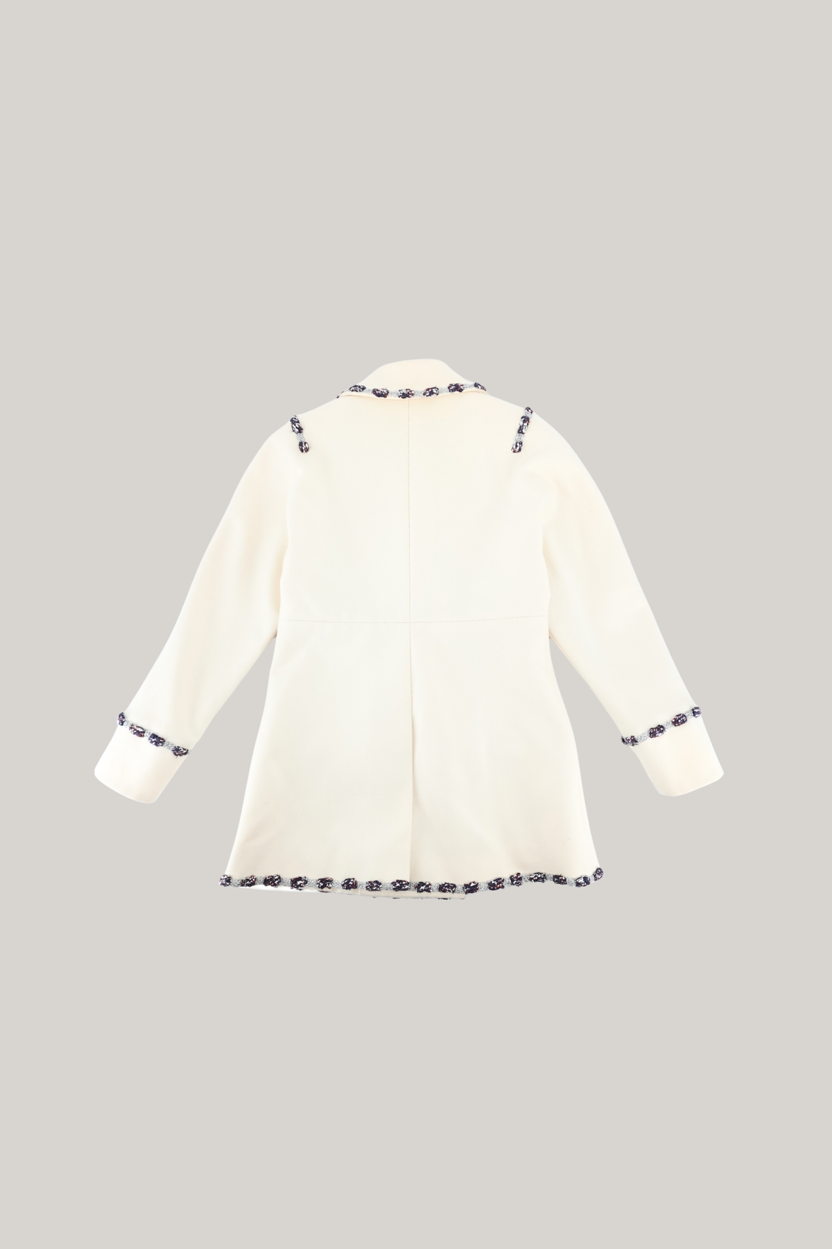 2012 Chanel Cream Double-Breasted Blazer (FR34)