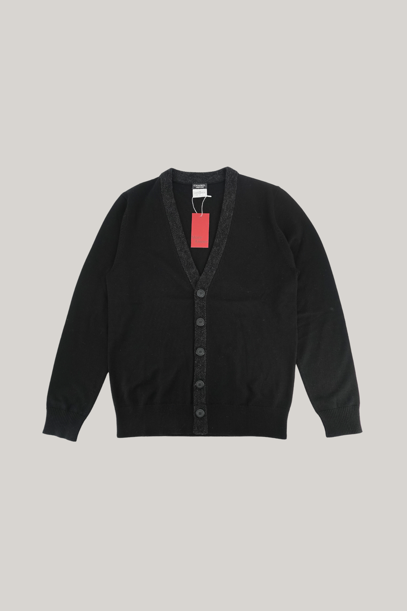 2017 Autumn Chanel Uniform Black Cardigan (S)