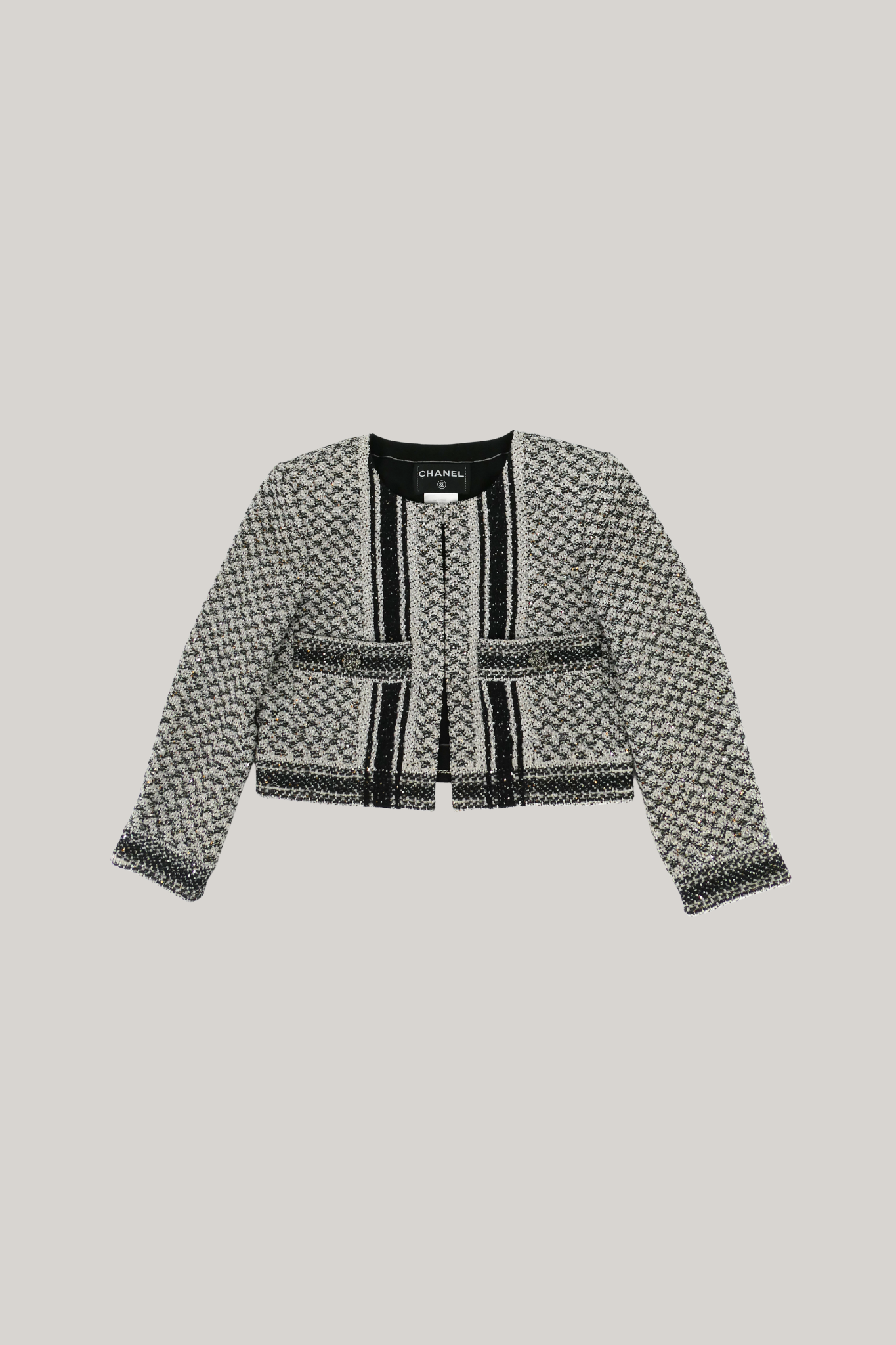 2015 Cruise Chanel Paris-Dubai Evening Jacket (FR 38)