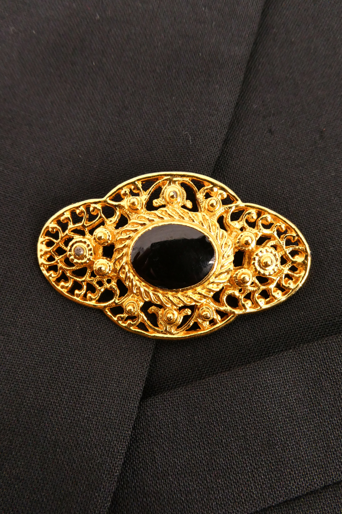 Adorned by Jen Wonders Blazer with Vintage Brooches