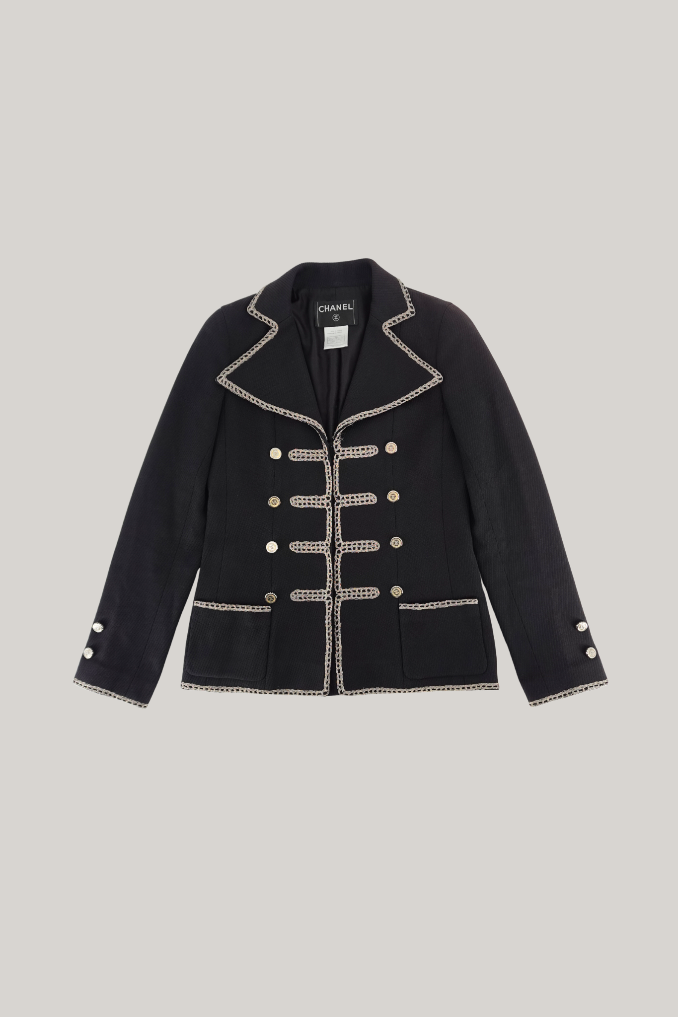 2006 Spring Chanel Military Jacket  (FR 34)