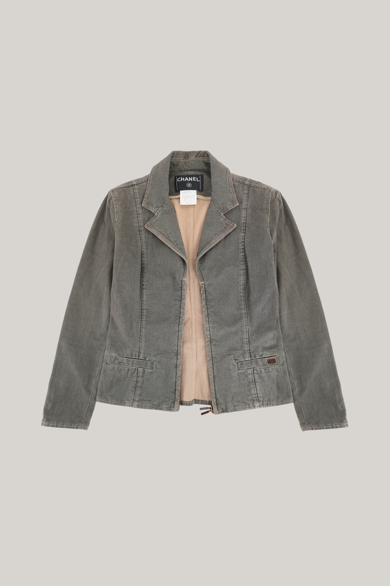 2003 Spring Chanel Denim Jacket (FR 38)
