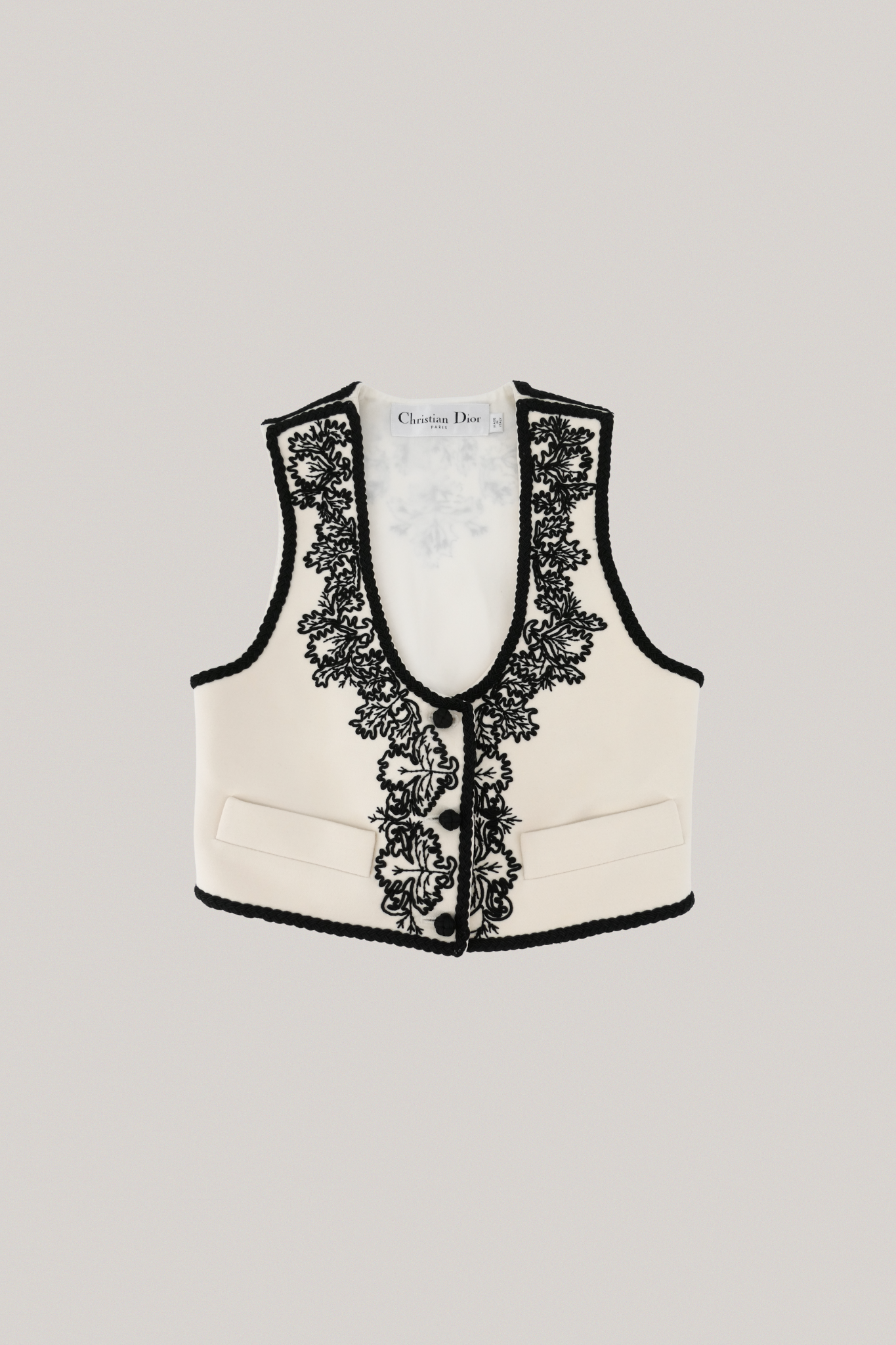 Christian Dior Wool Embroidered Vest