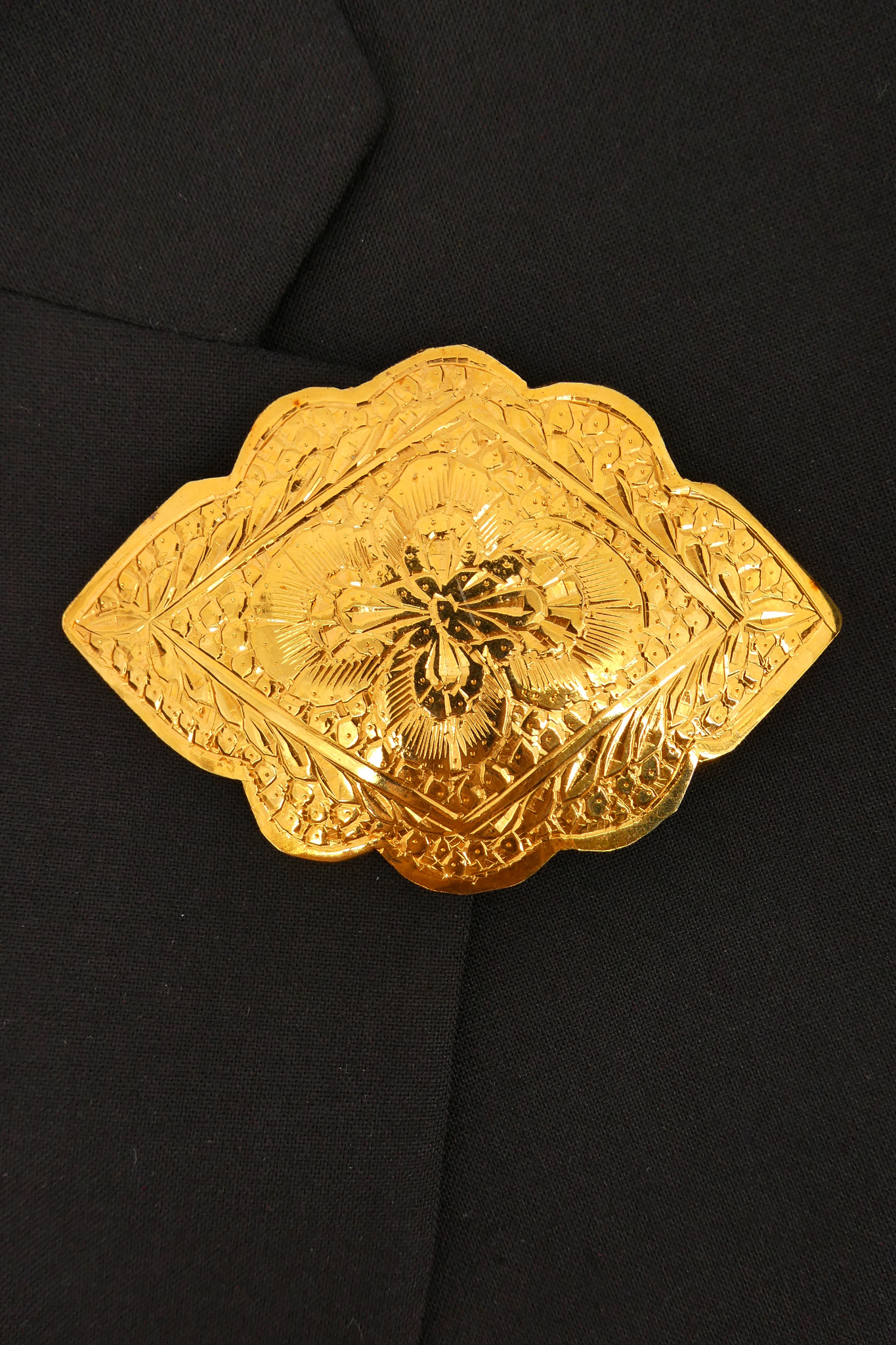 Adorned by Jen Wonders Blazer with Vintage Brooches