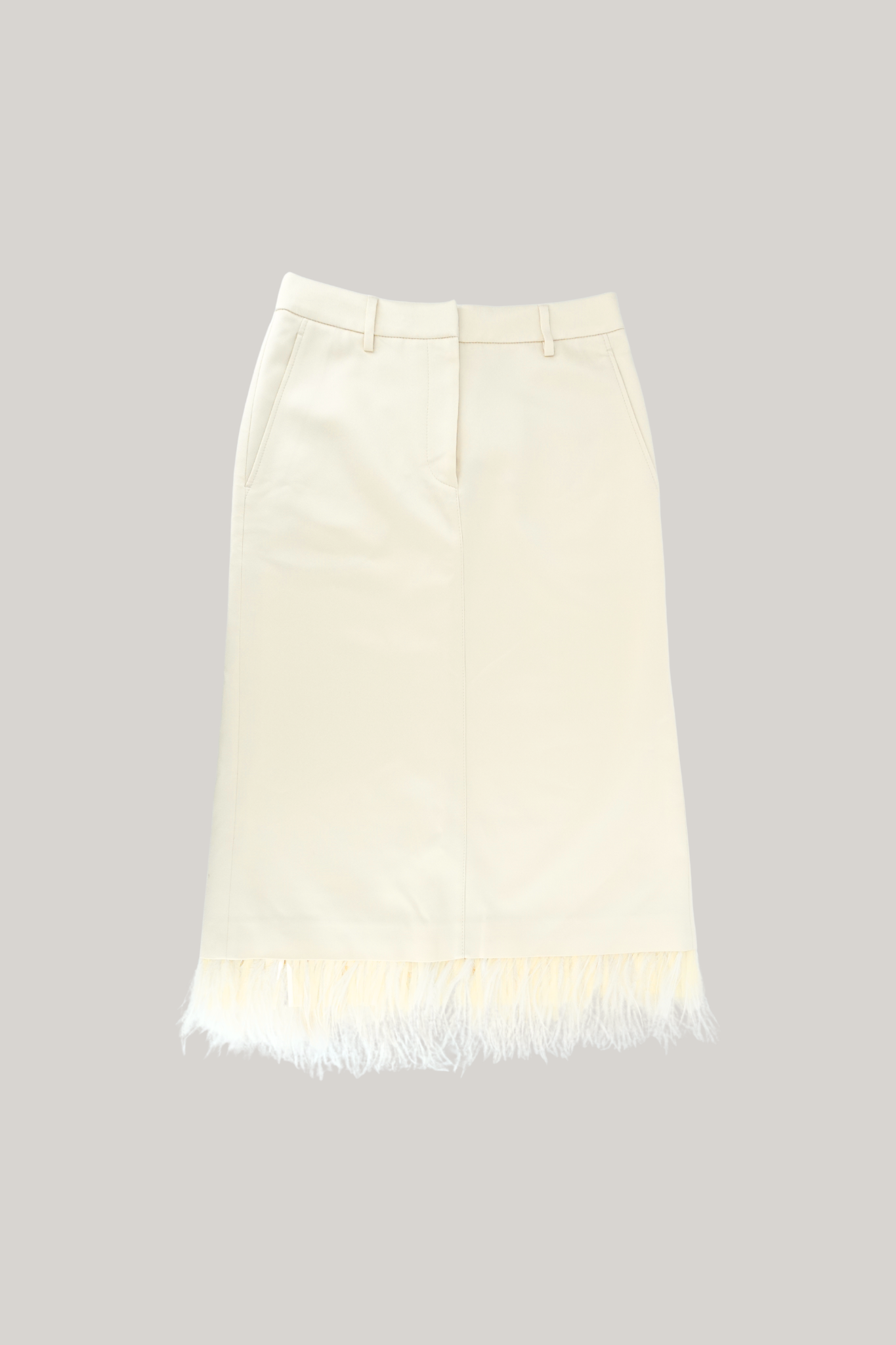 Brunello Cucinelli Cream Skirt (FR 36)