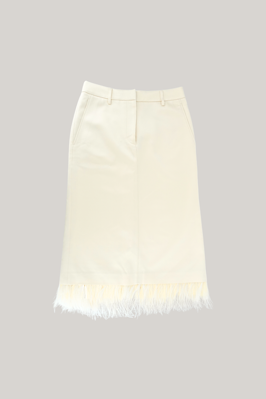 Brunello Cucinelli Cream Skirt (FR 36)