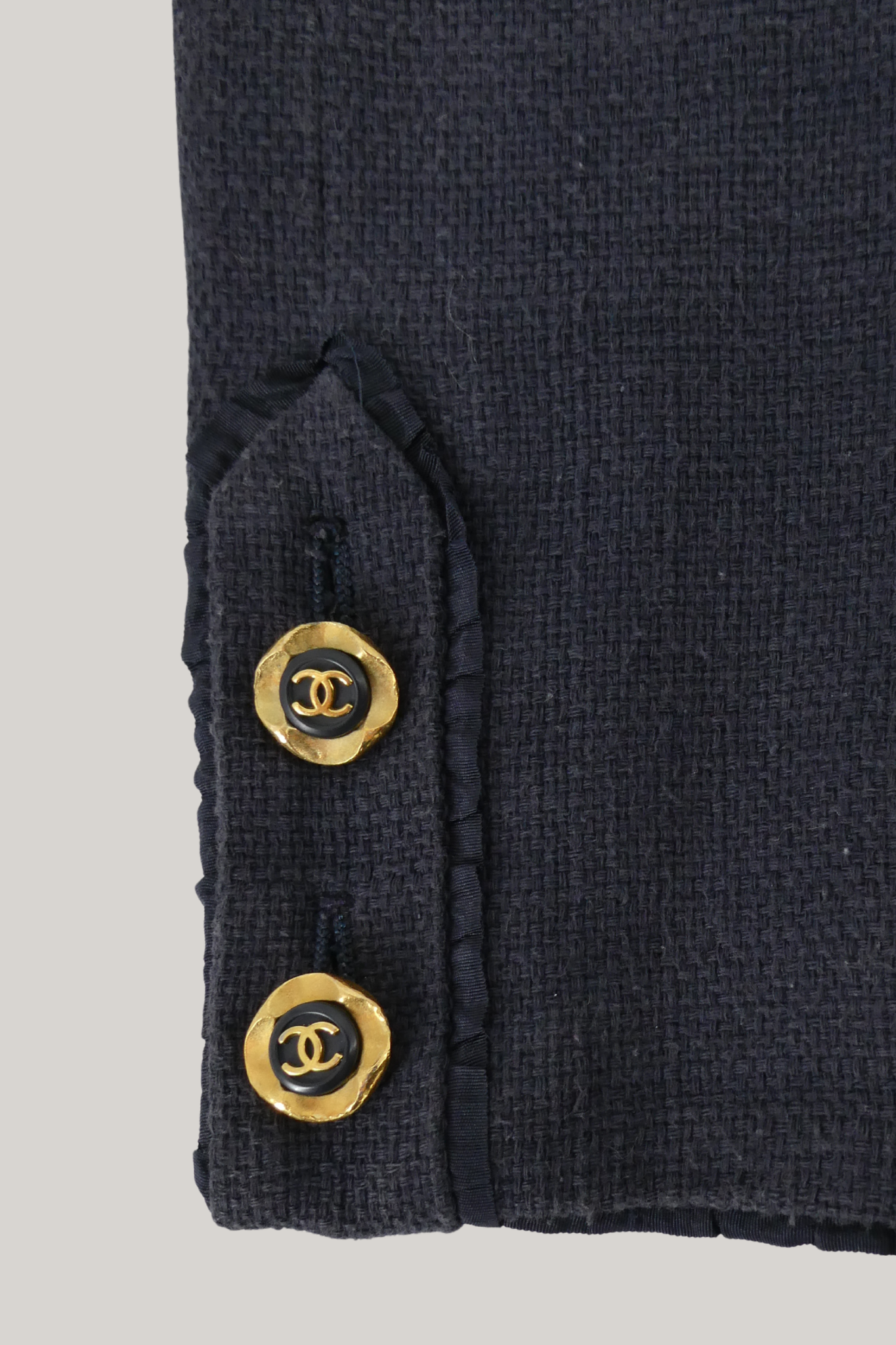 Vintage Chanel Navy Set (FR 40)