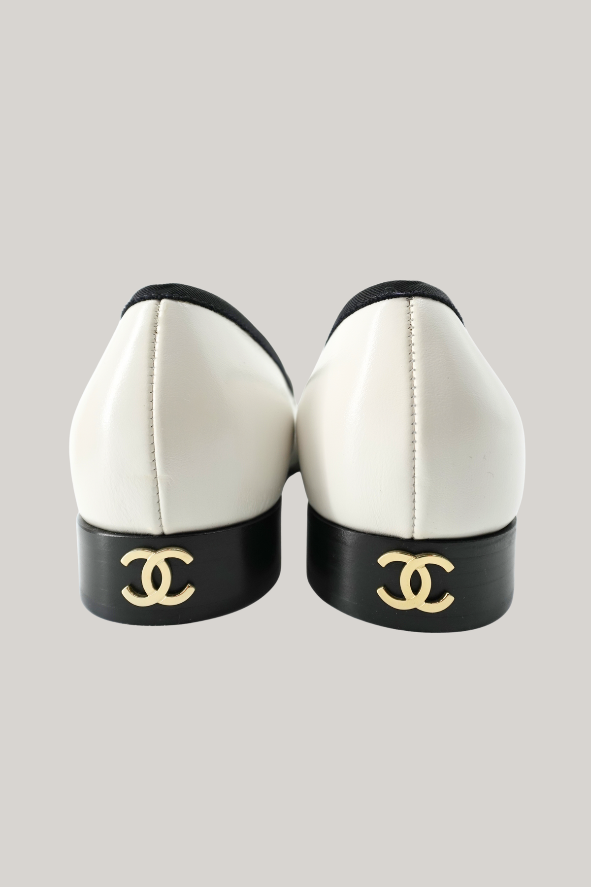 2014 Chanel White Loafers