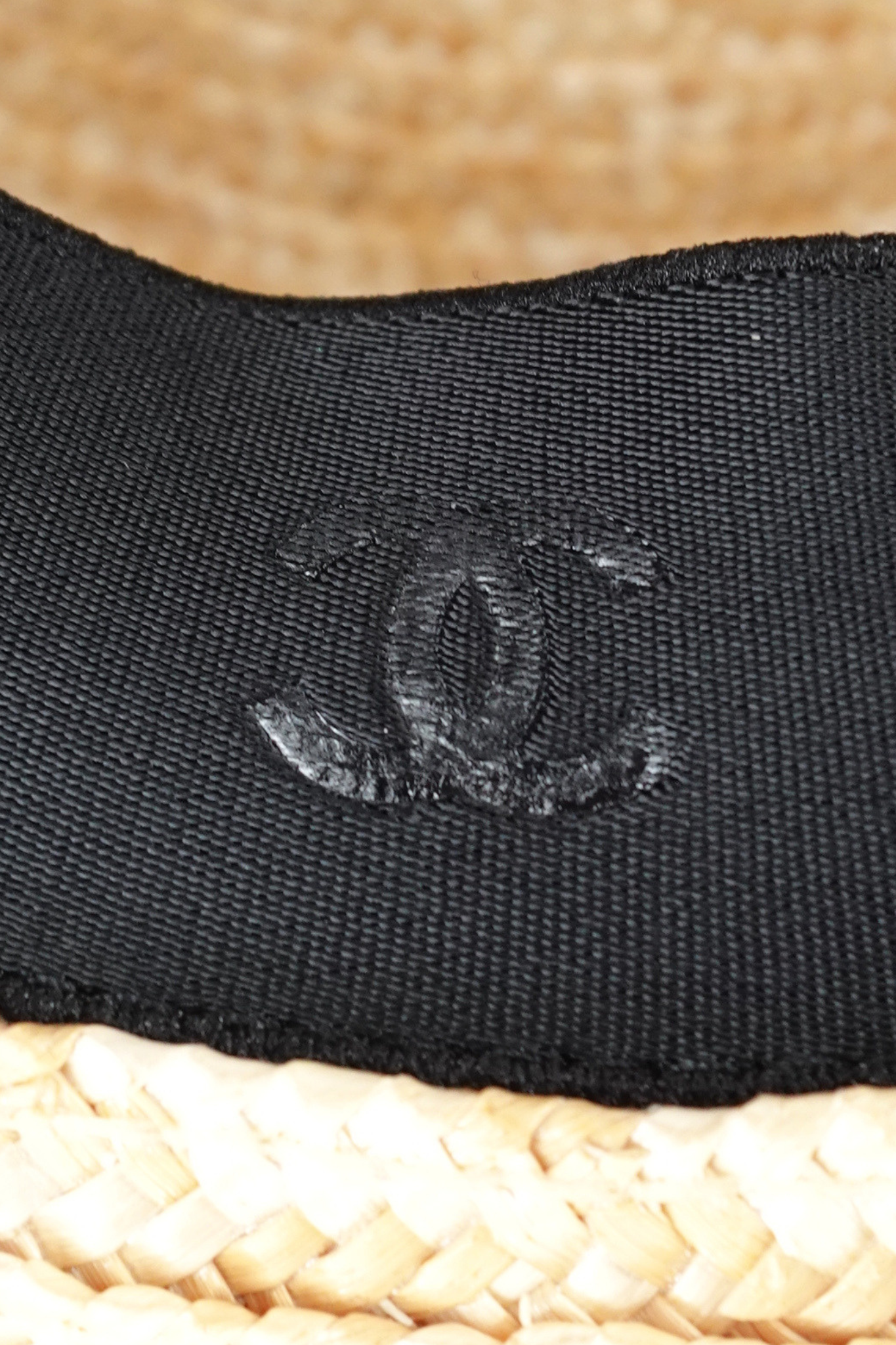Chanel Straw Boater Hat