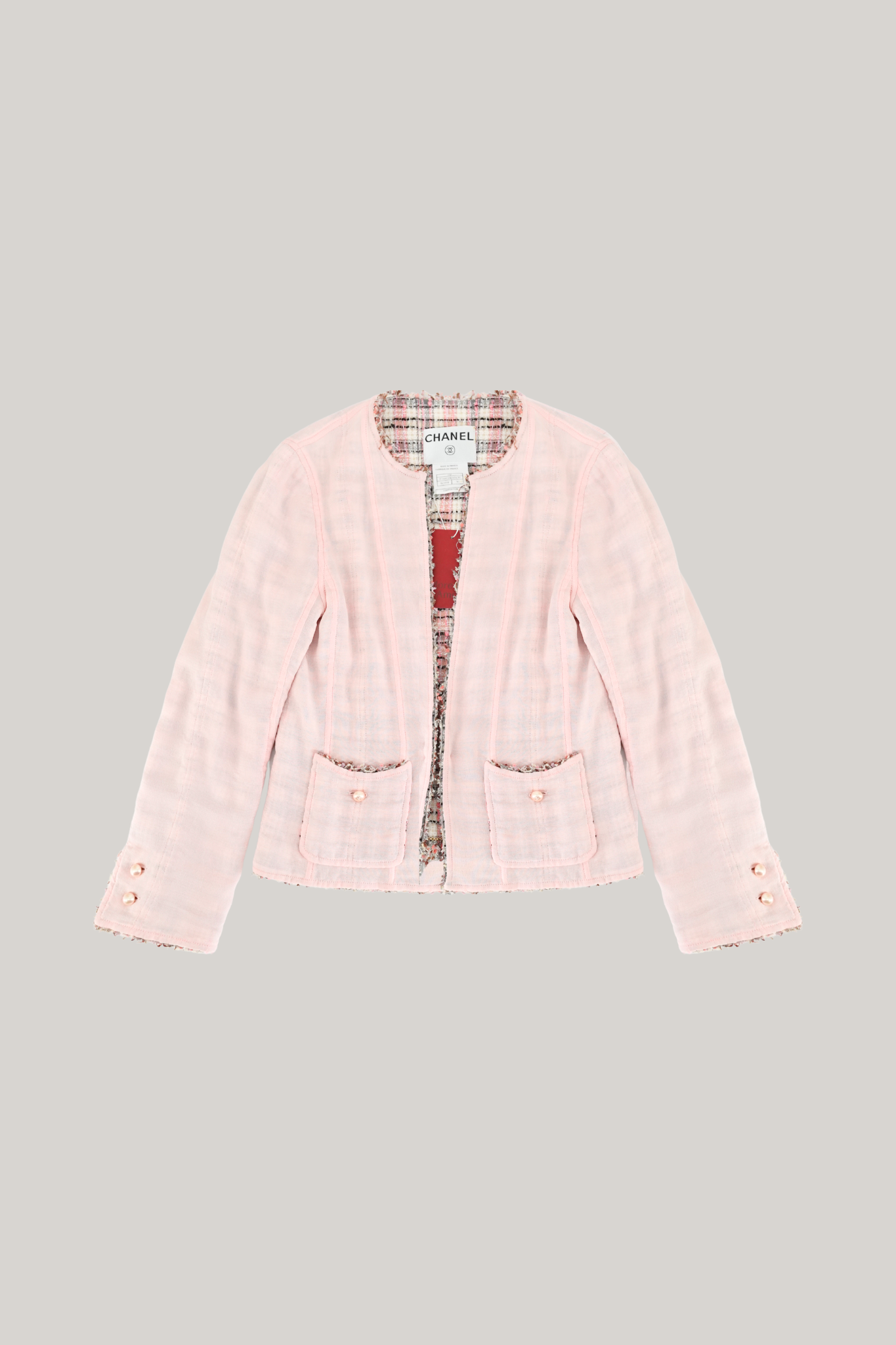 2003 Spring Pink Chanel Jacket (FR 36)