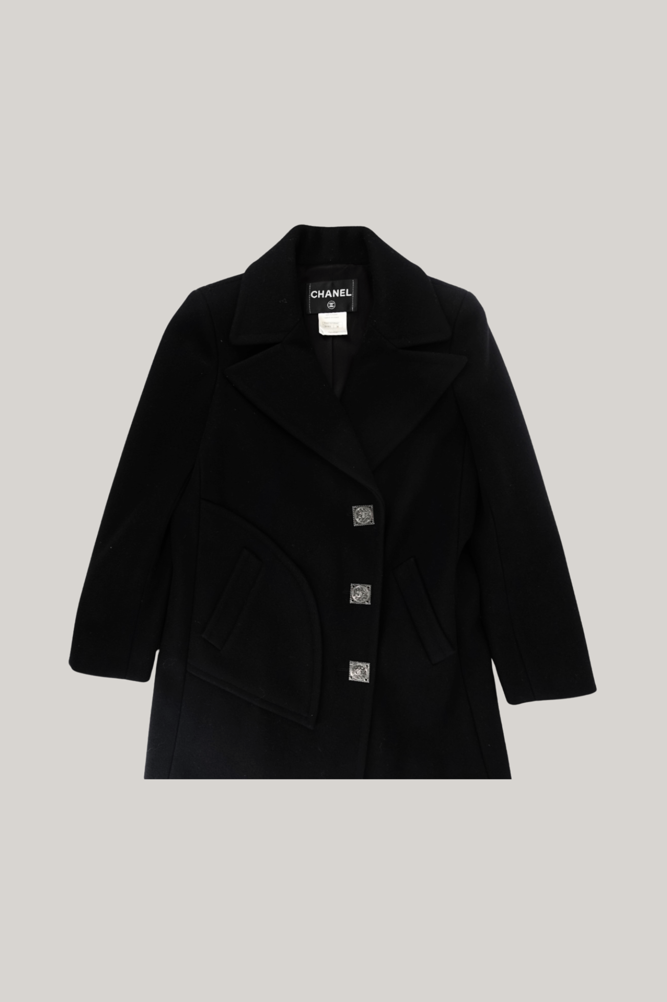 2011 Fall Chanel Black Coat (FR 36)