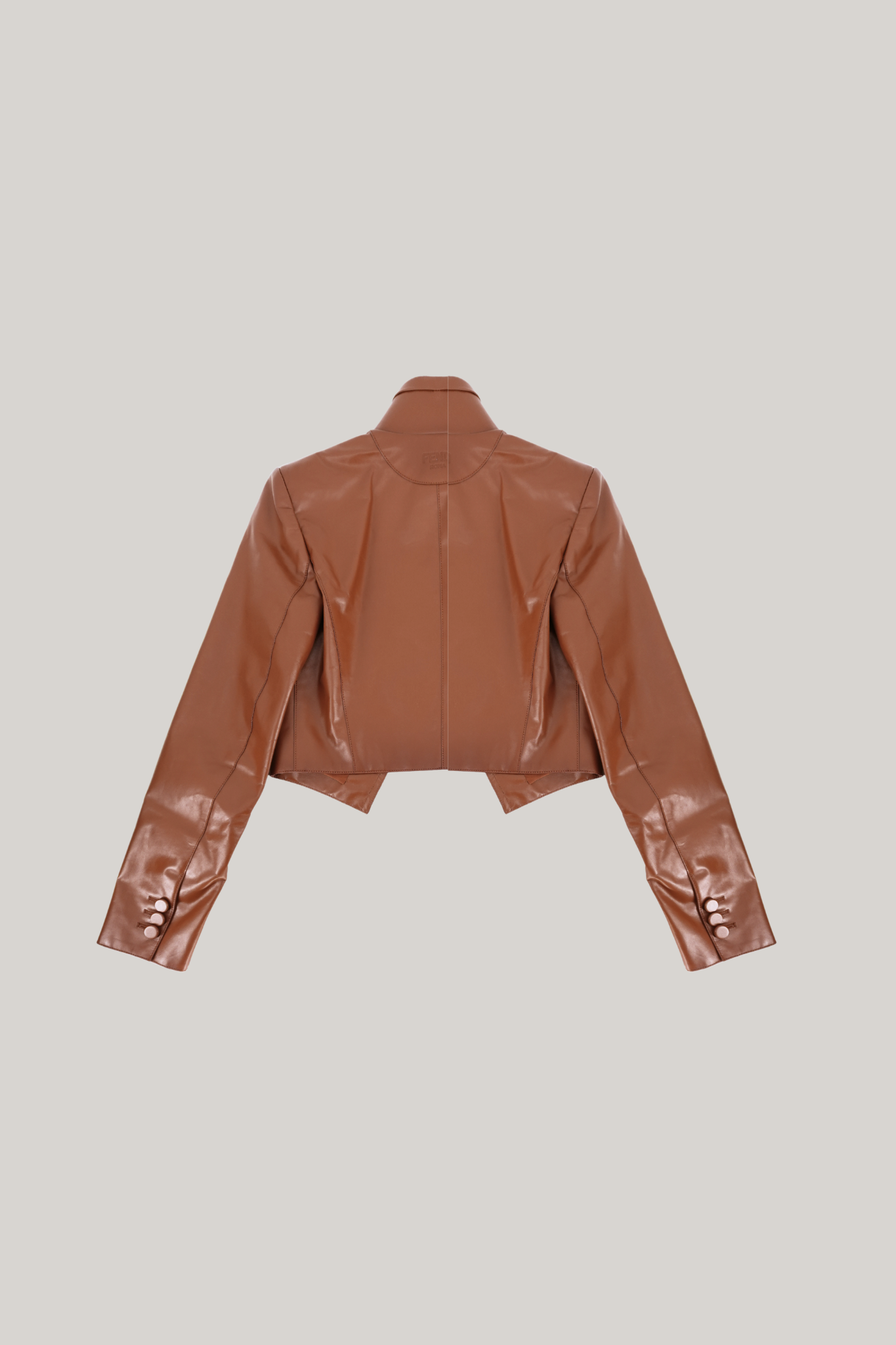 Fendi Brown Leather Jacket (FR 32)