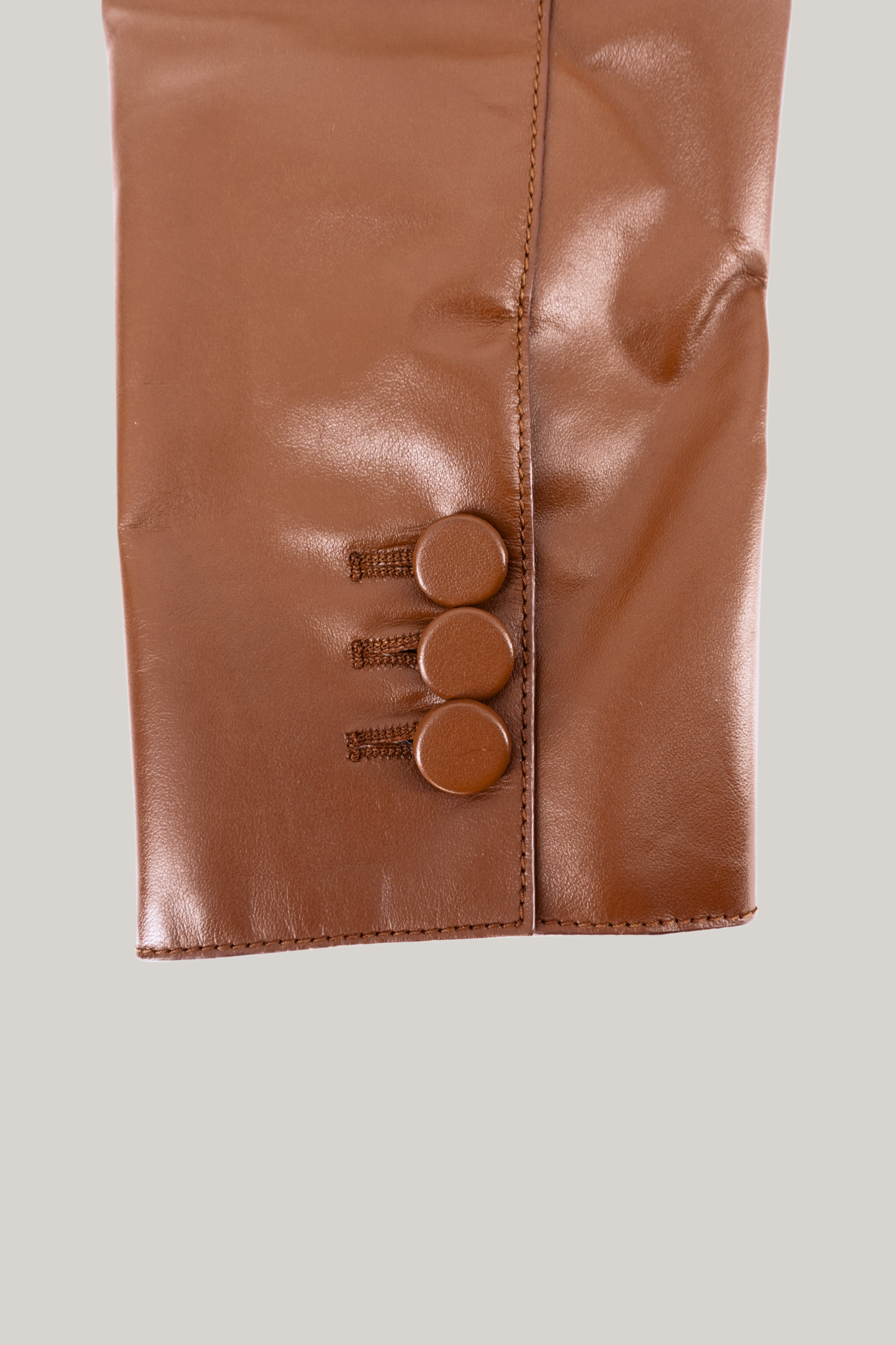 Fendi Brown Leather Jacket (FR 32)