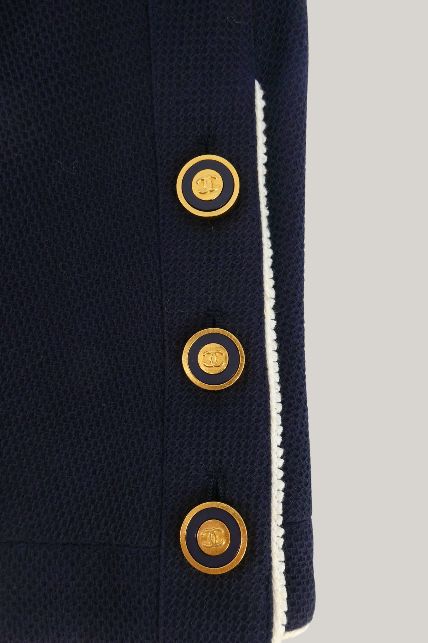 1996 Cruise Chanel Navy Jacket