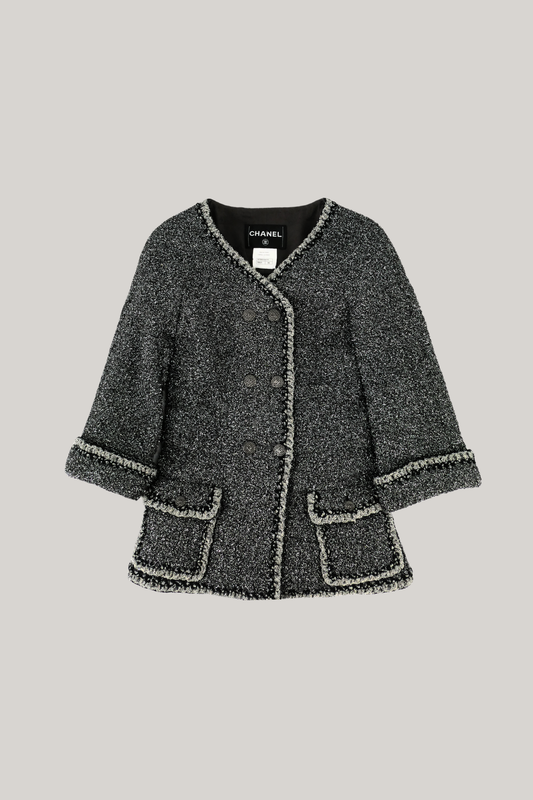2014 Chanel Metallic Fantasy Tweed Jacket (FR 34)
