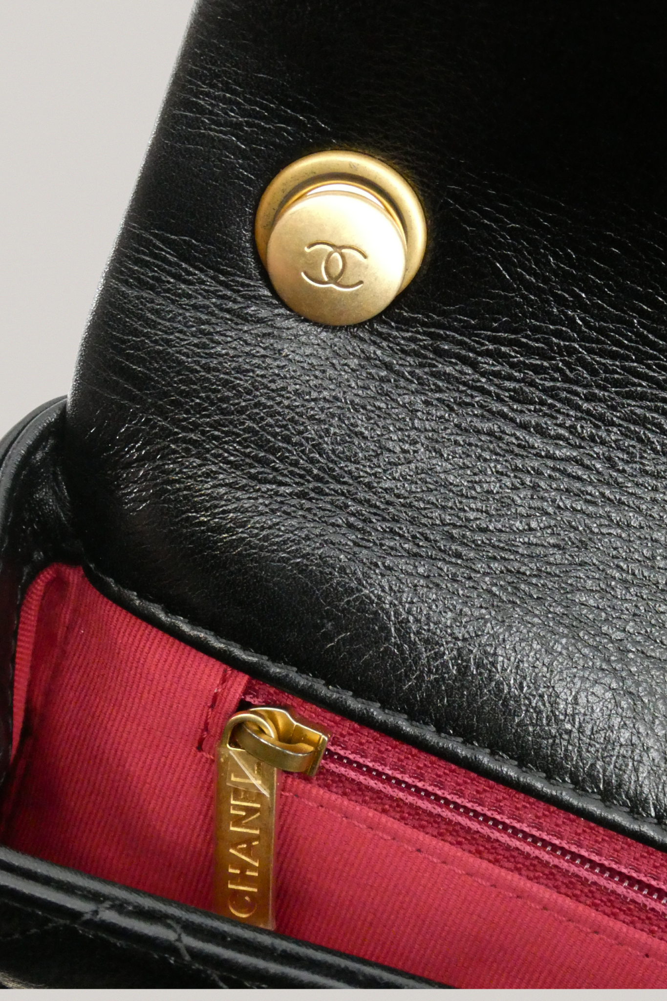 Chanel Pearl-Accented Quilted Calfskin Side Flap Bag