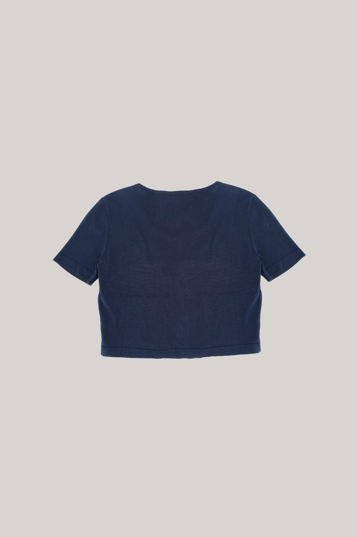 1994 Spring Chanel Navy Cardigan (FR 44)