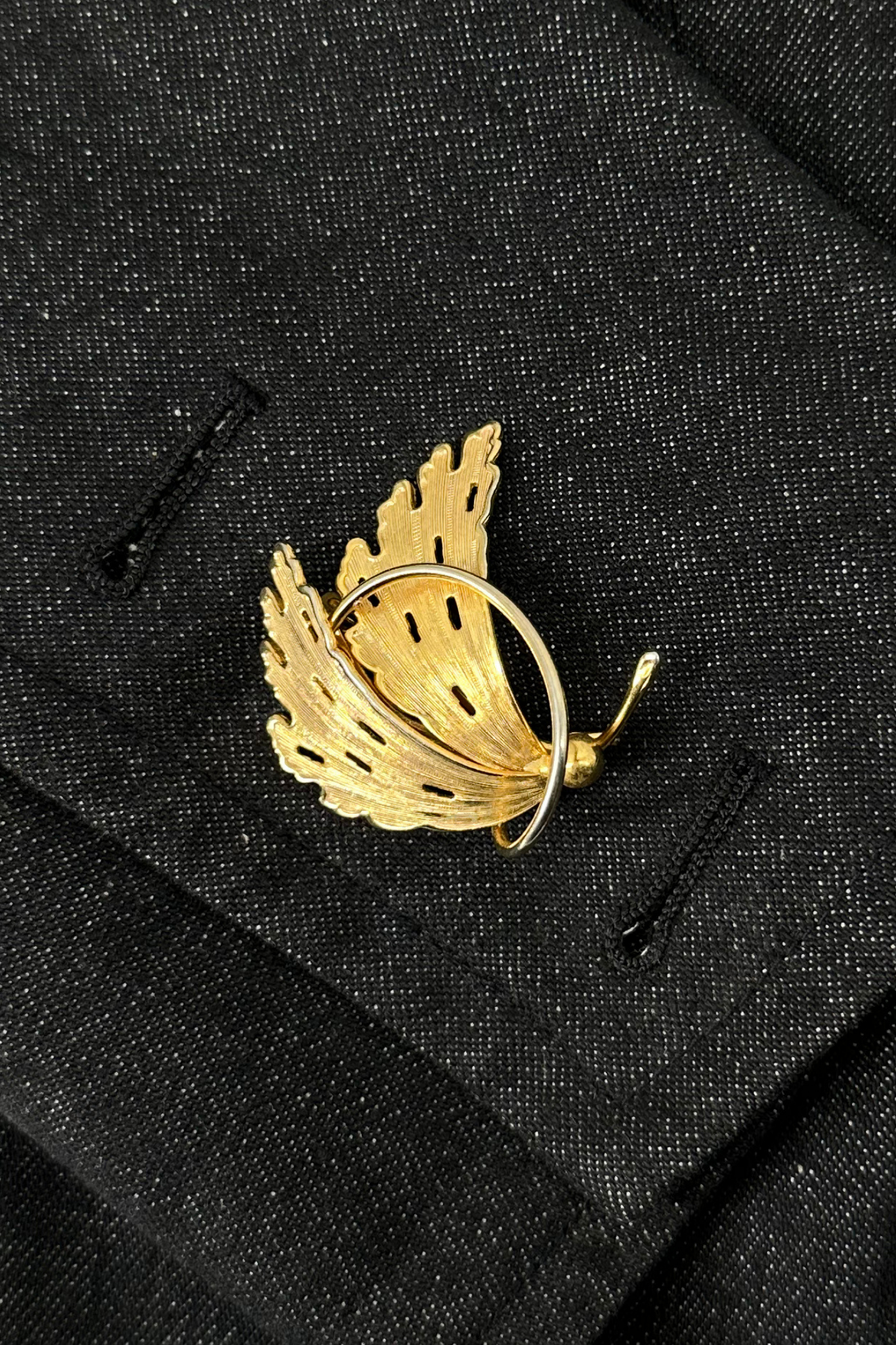 Yves Saint Laurent x Jen Wonders Grey Denim Blazer