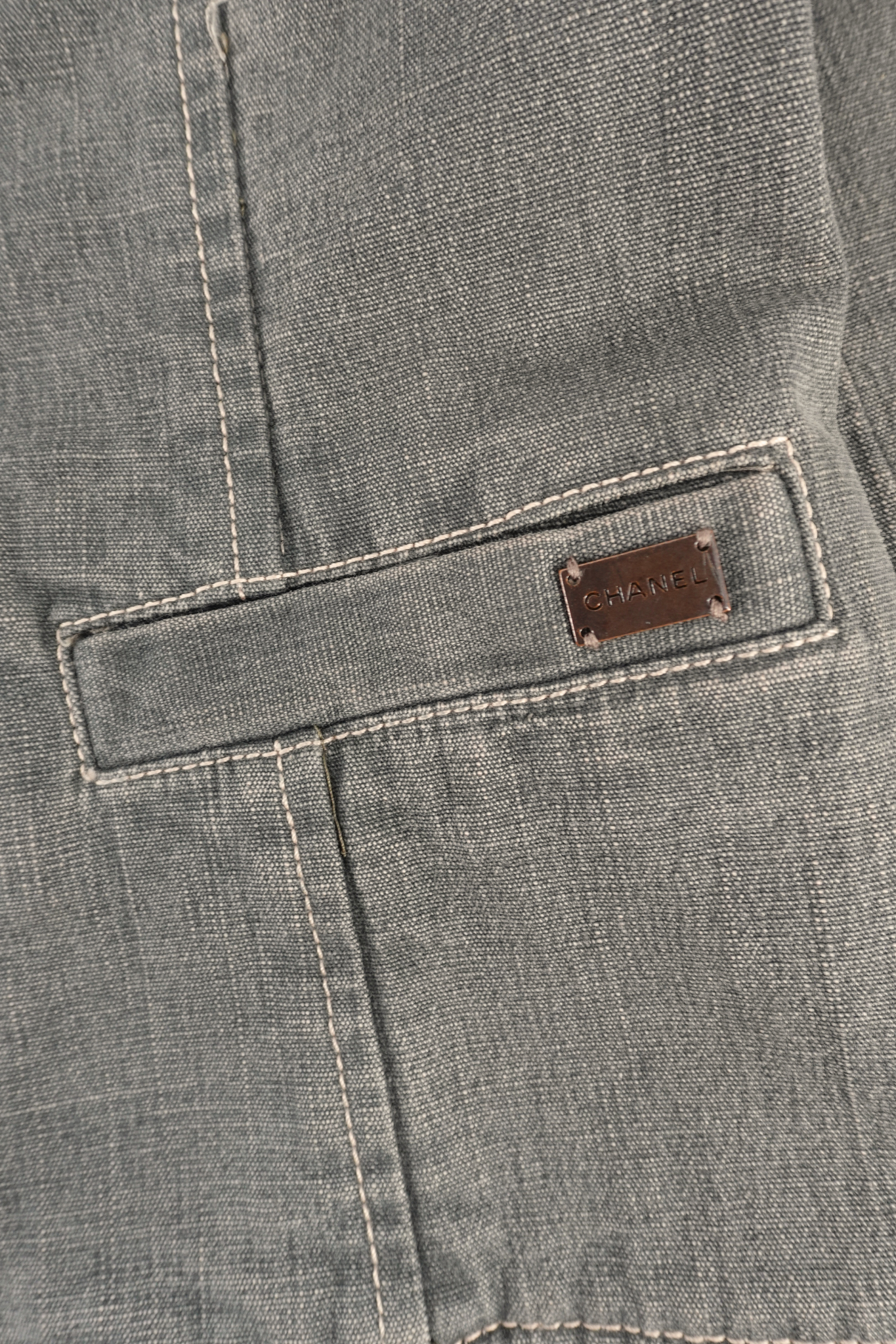 2003 Spring Chanel Denim Jacket (FR 38)