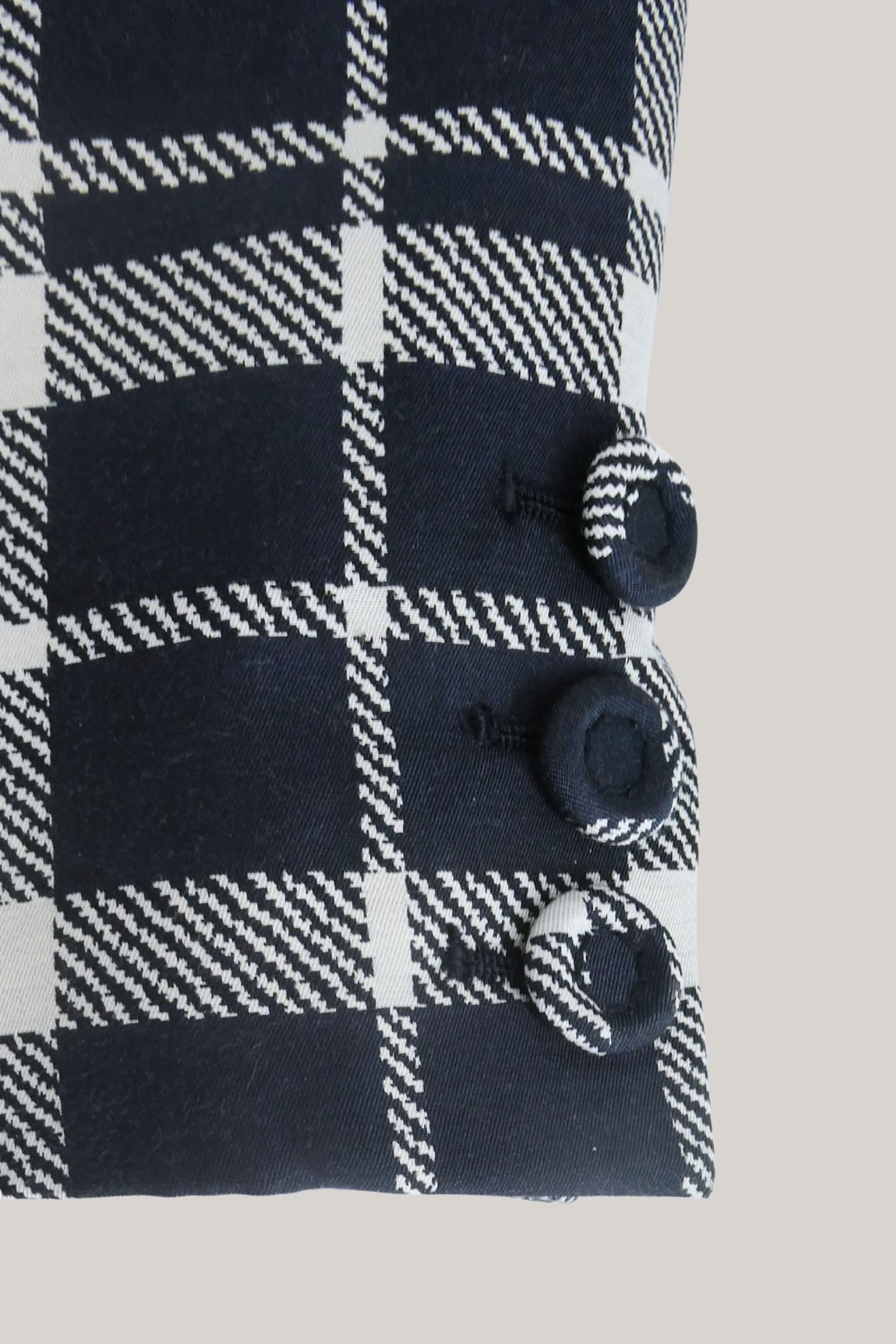 Christian Dior Navy & White Plaid Jacket