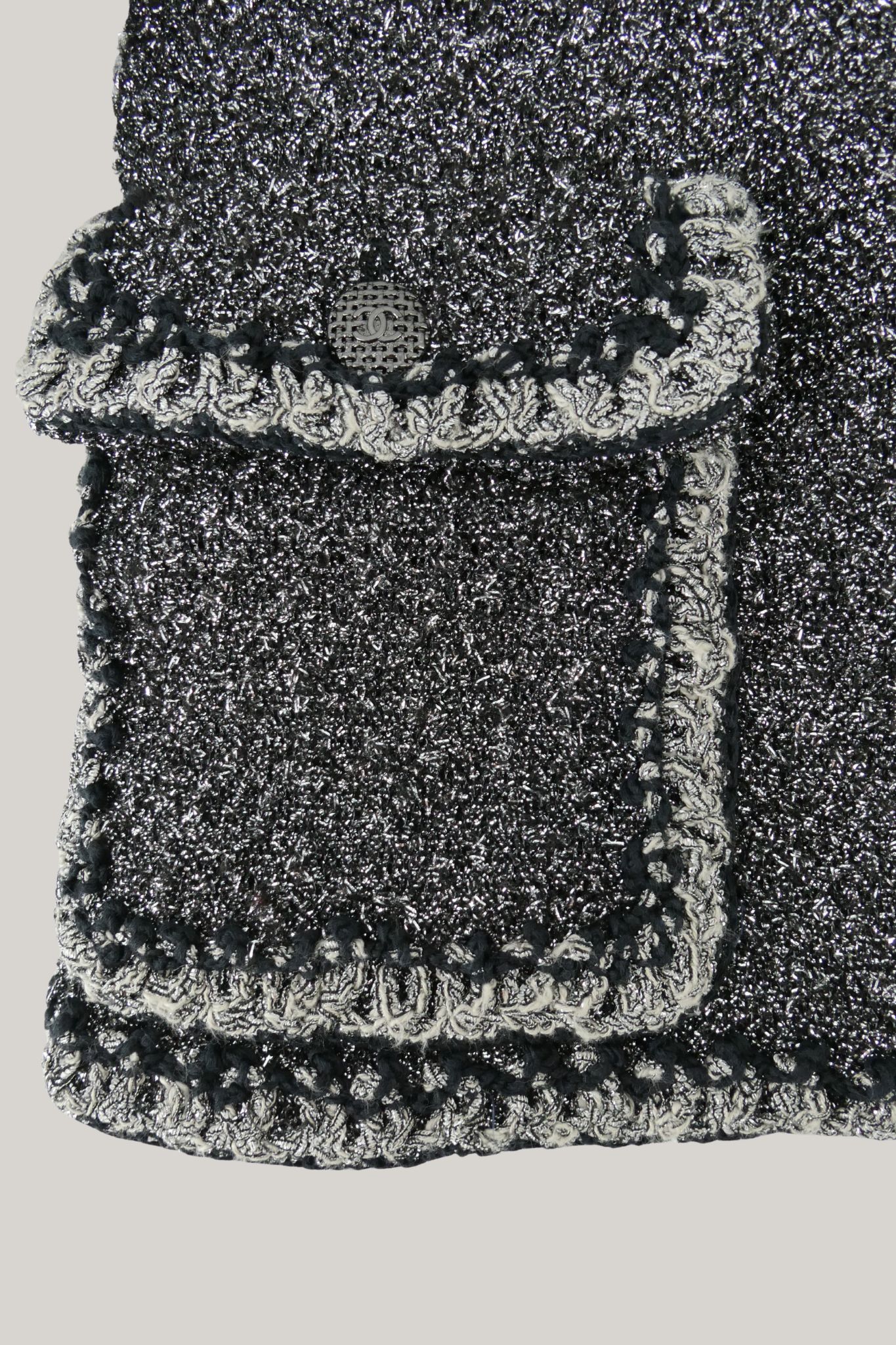 2014 Chanel Metallic Fantasy Tweed Jacket (FR 34)
