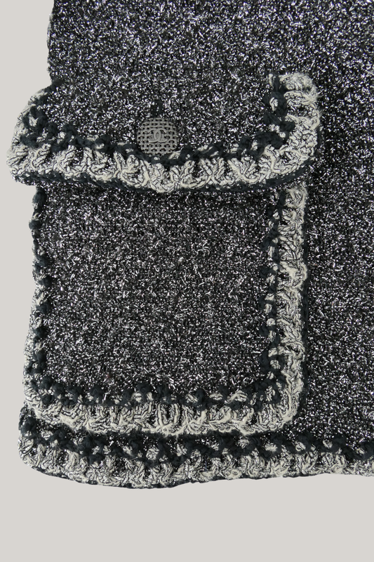 2014 Chanel Metallic Fantasy Tweed Jacket (FR 34)