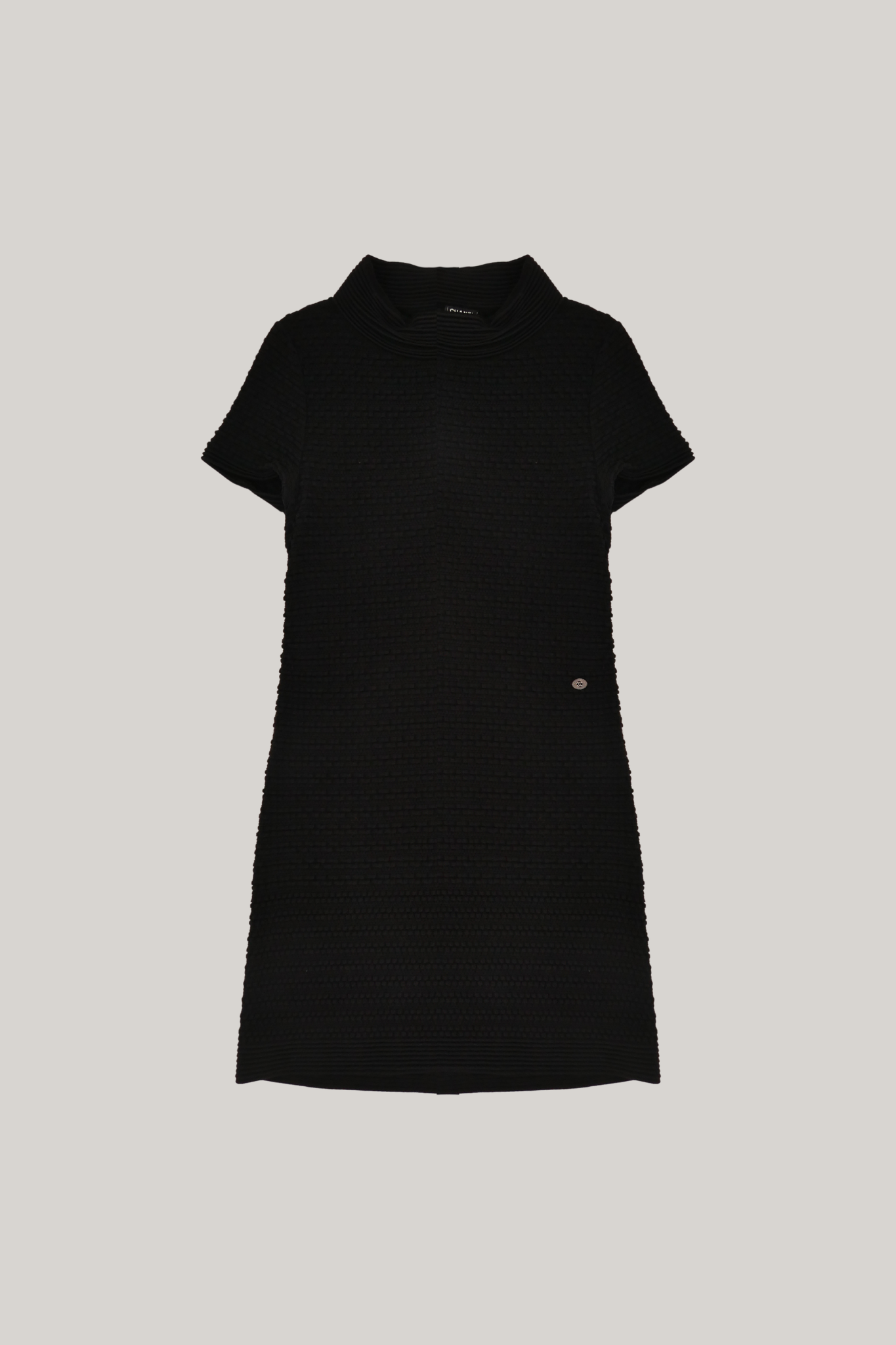 2014 Spring Chanel Black knit Dress (FR 38)