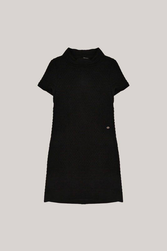 2014 Spring Chanel Black knit Dress (FR 38)